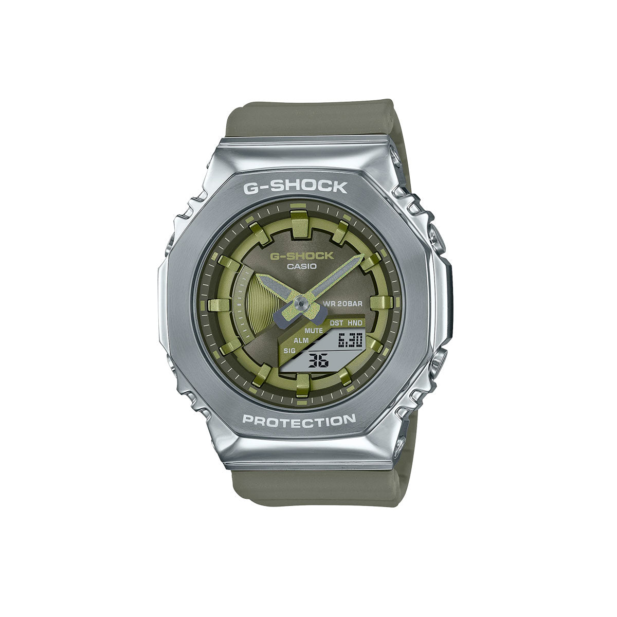GM2100 Series - Stainless Steel / Green - GMS2100-3A