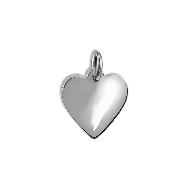 18mm Heart Disc Charm