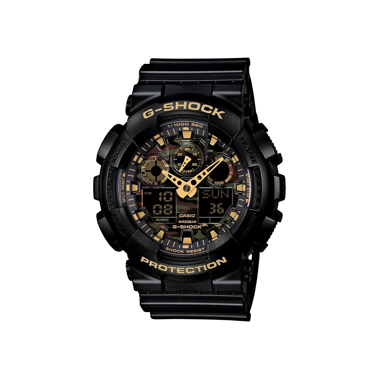 Street Camouflage Series - Black & Gold - GA100CF-1A9