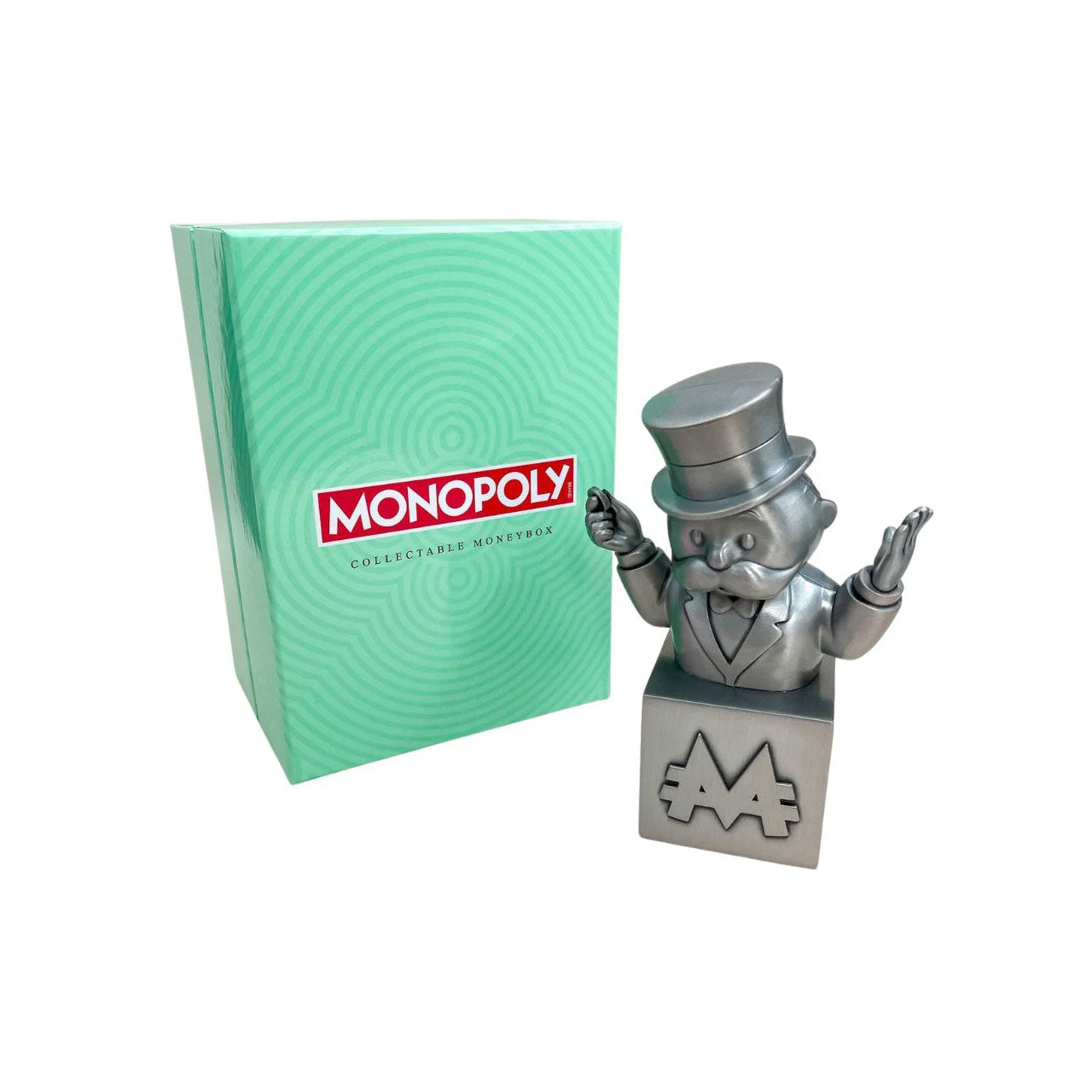 Pewter Monopoly Man Money Box