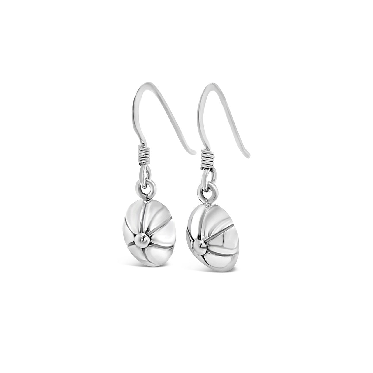 Sterling Silver Riding Cap Drop Earrings