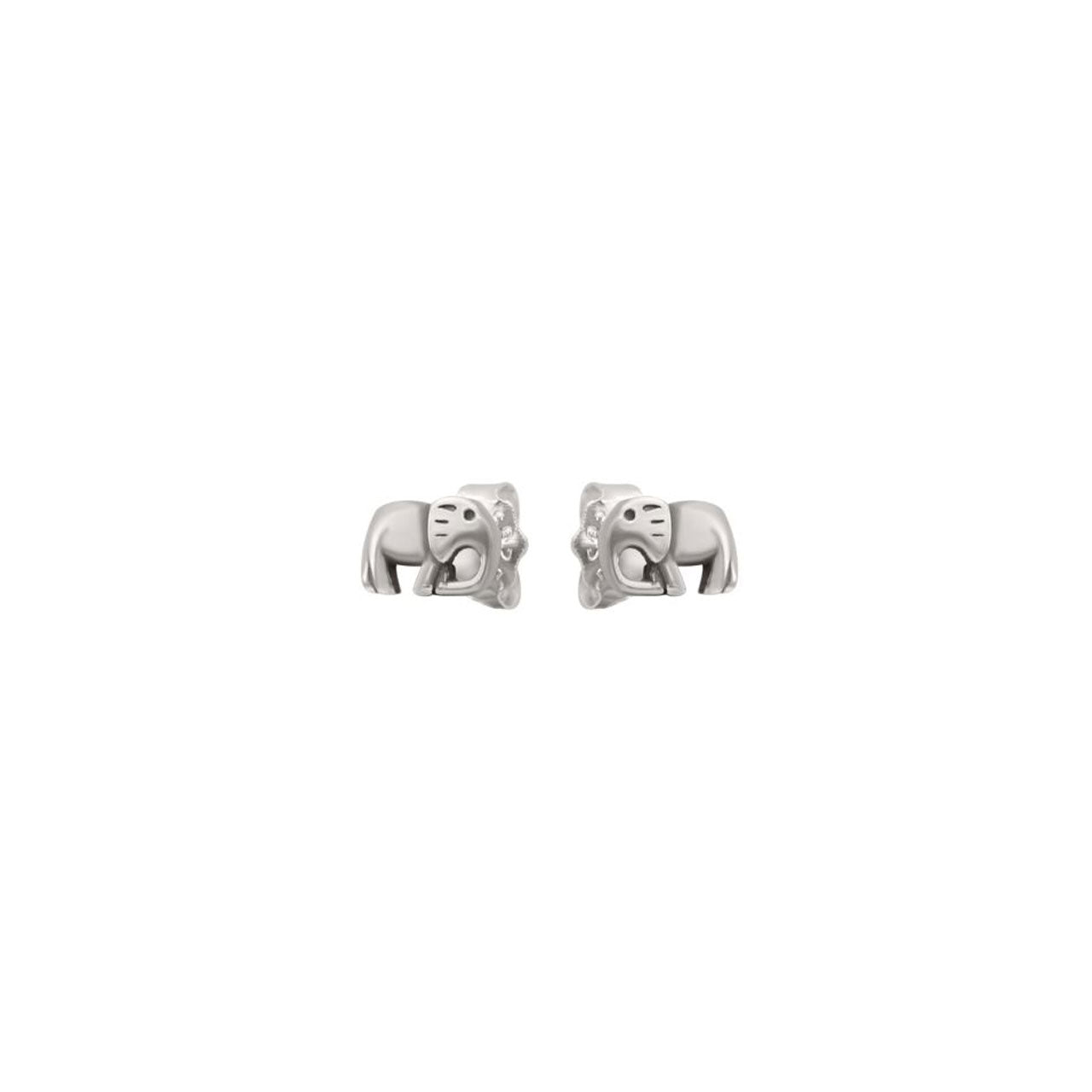 Sterling Silver Elephant Studs
