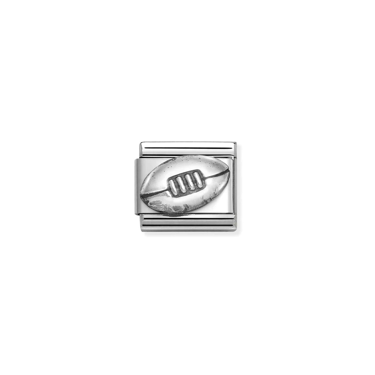 Composable Classic Link 330101/72 Rugby Ball in Sterling Silver