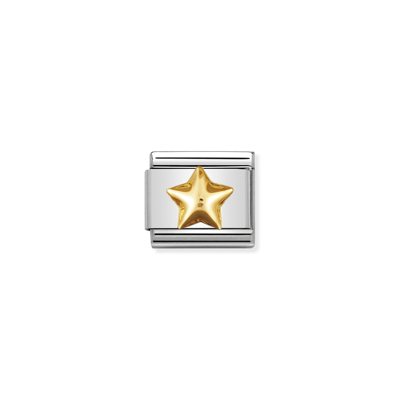Composable Classic Link 030110/12 Raised Star in 18k Gold