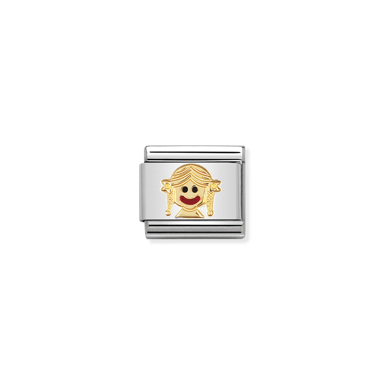 Composable Classic Link 030209/37 Little Girl in 18k Gold