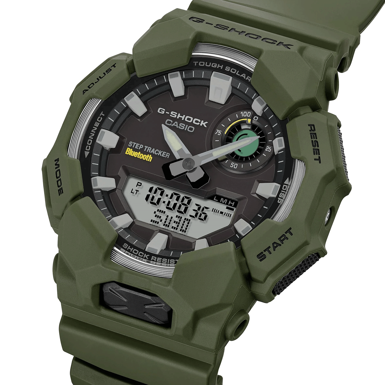 G-Shock - Green Rugged Tough Solar Watch - GAB010-3A