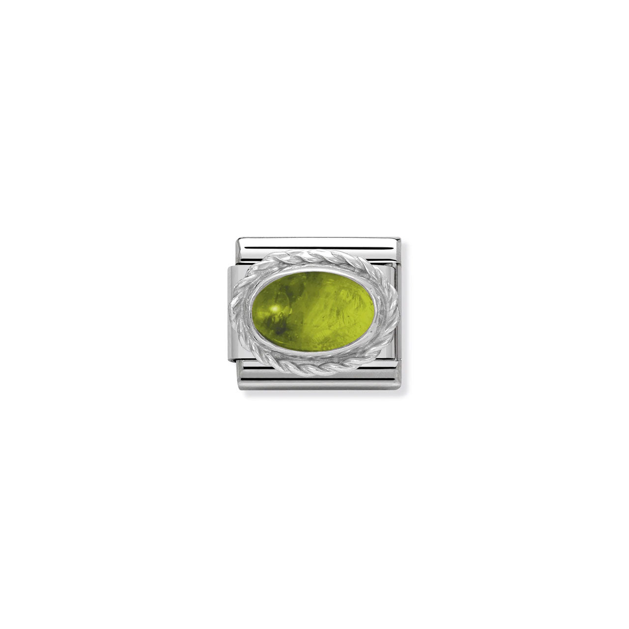 Composable Classic Link 330504/05 Peridot Stone In 925 Silver