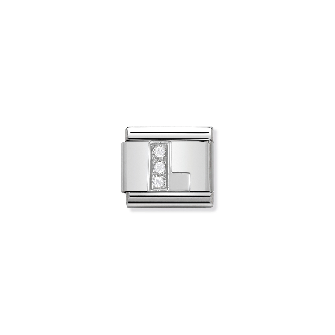Composable Classic Link 330301/12 Letter L in Silver & Stones