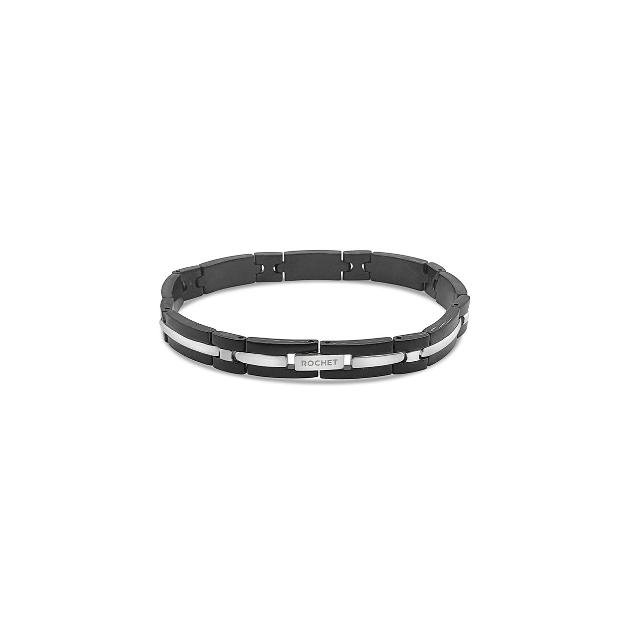 Trinidad Mens Black Ion Plated Steel Bracelet
