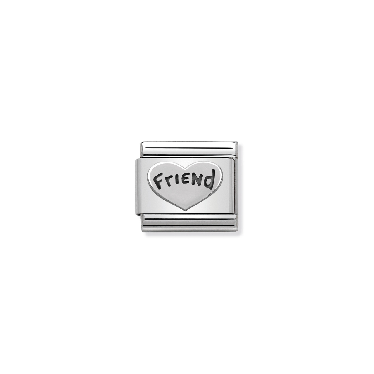 Composable Classic Link 330101/18 Silver Friend Heart