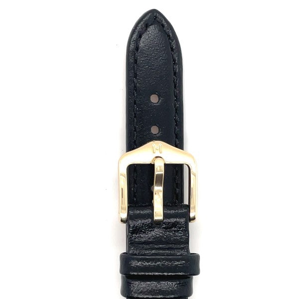 Osiris - 14mm Black Leather Medium Watch Strap