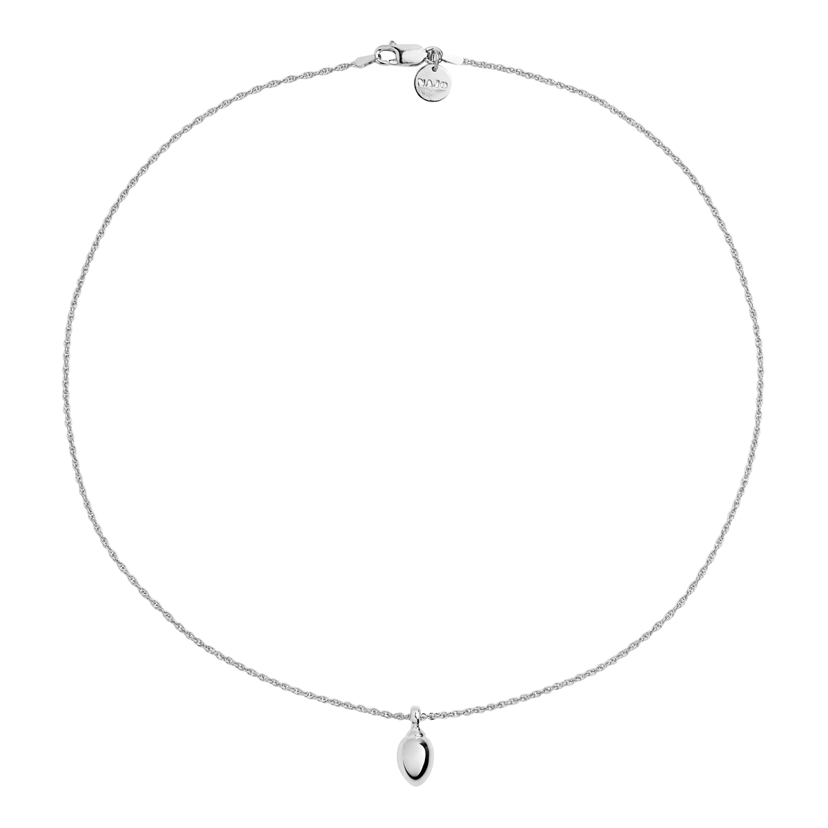 Dew Drop Silver Necklace