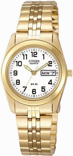 EQ0512-52B - Ladies Gold Dress Watch