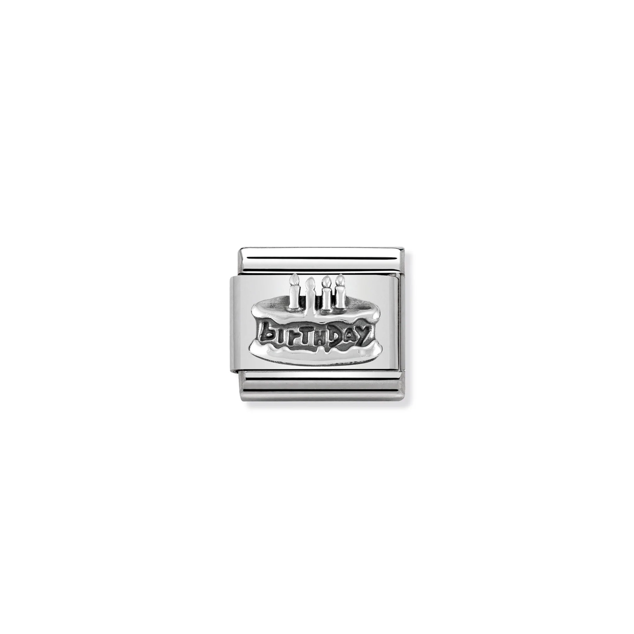 Composable Classic Link 330101/20 Birthday Cake in 925 Silver