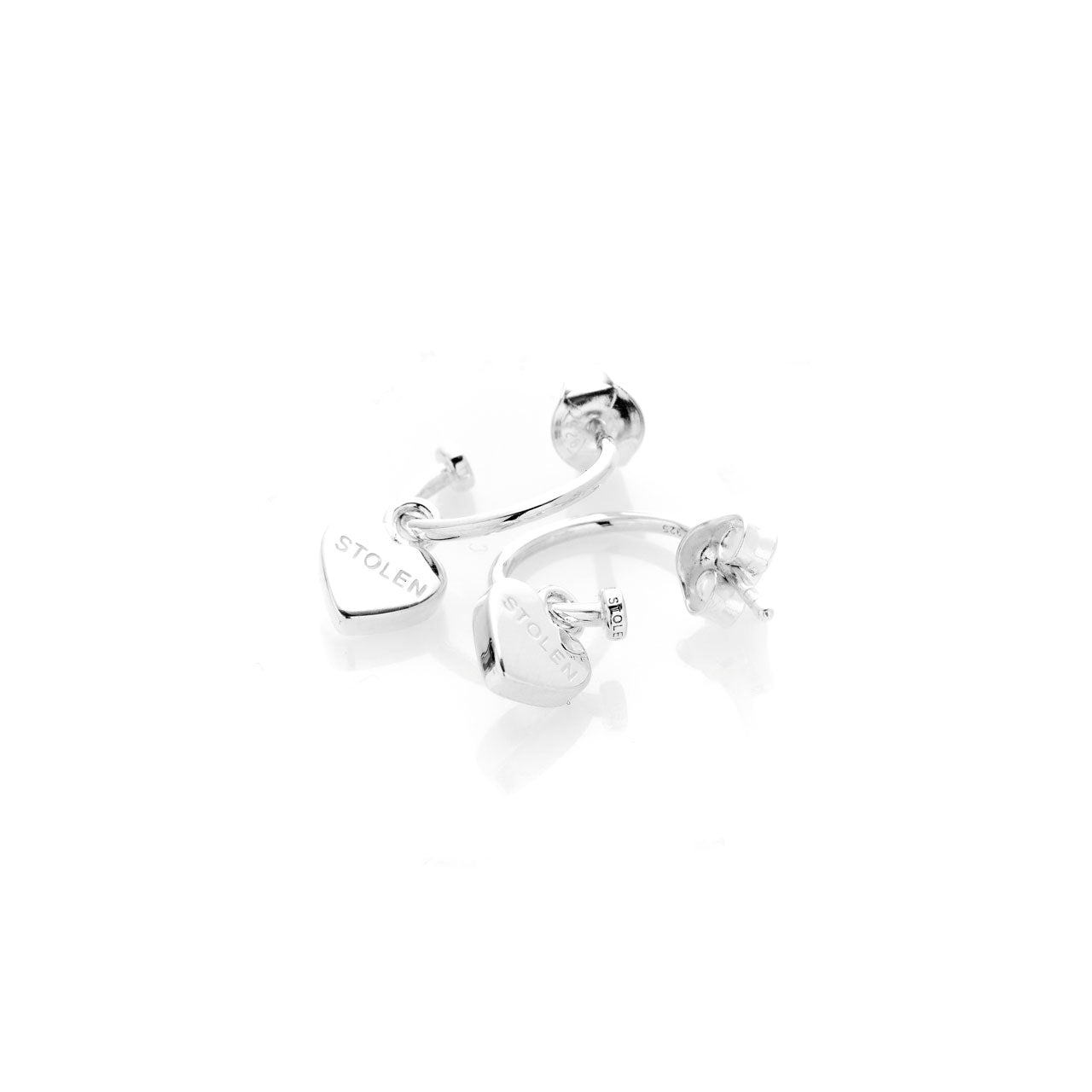 Stolen Heart Anchor Sleeper Earrings