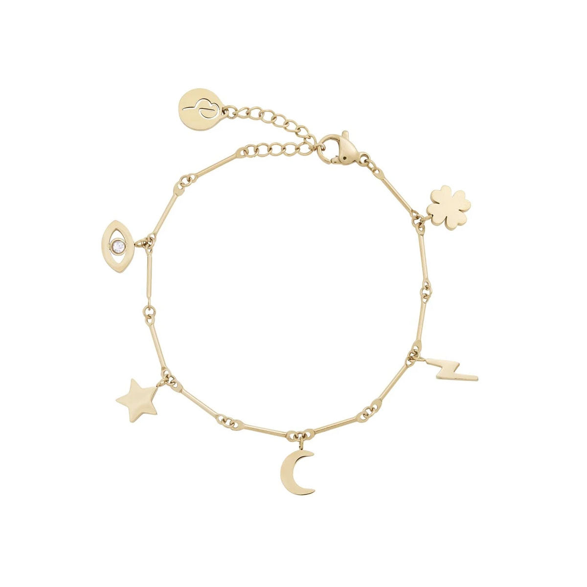 Charm Bracelet Multi Gold