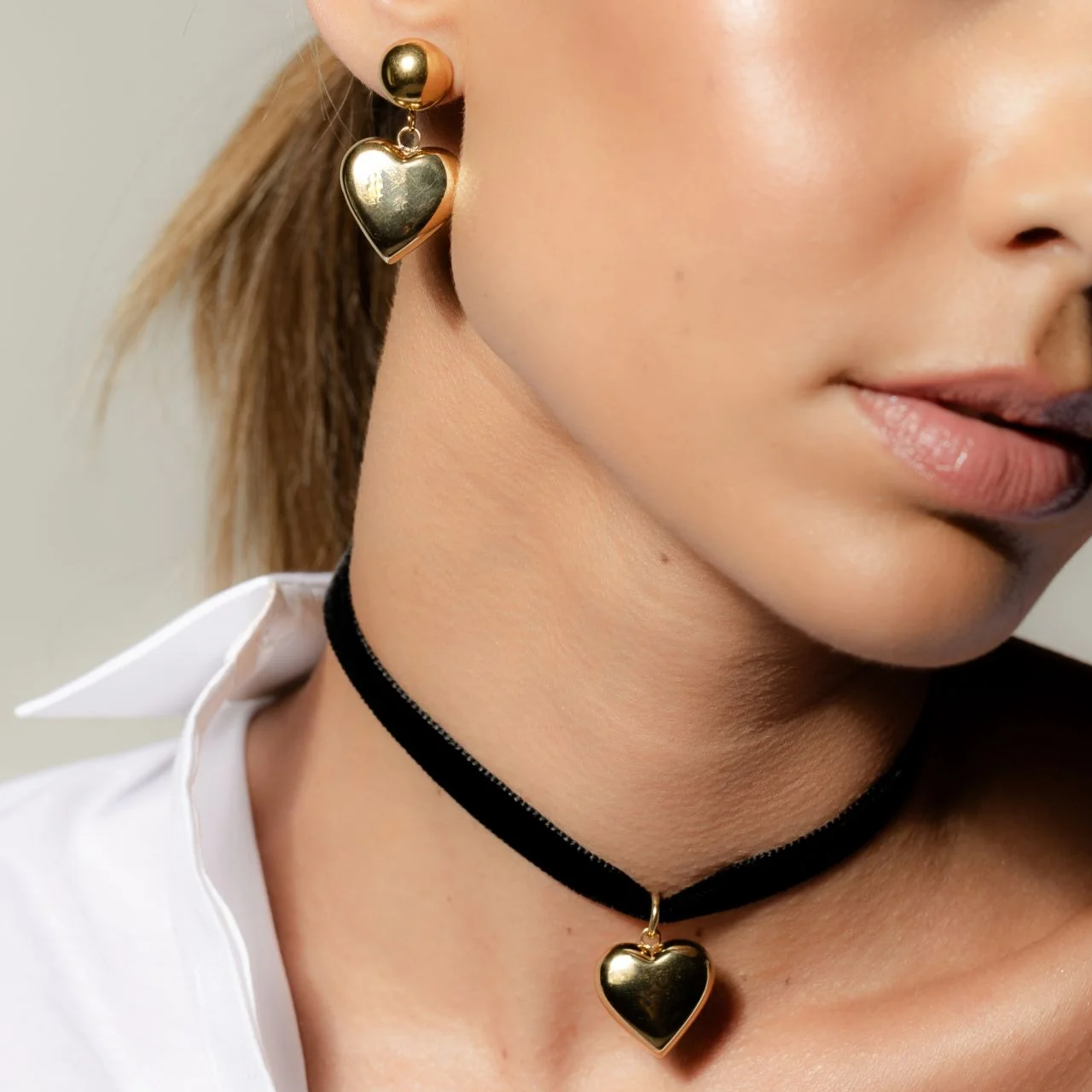 Cupid Drop Earrings Silver