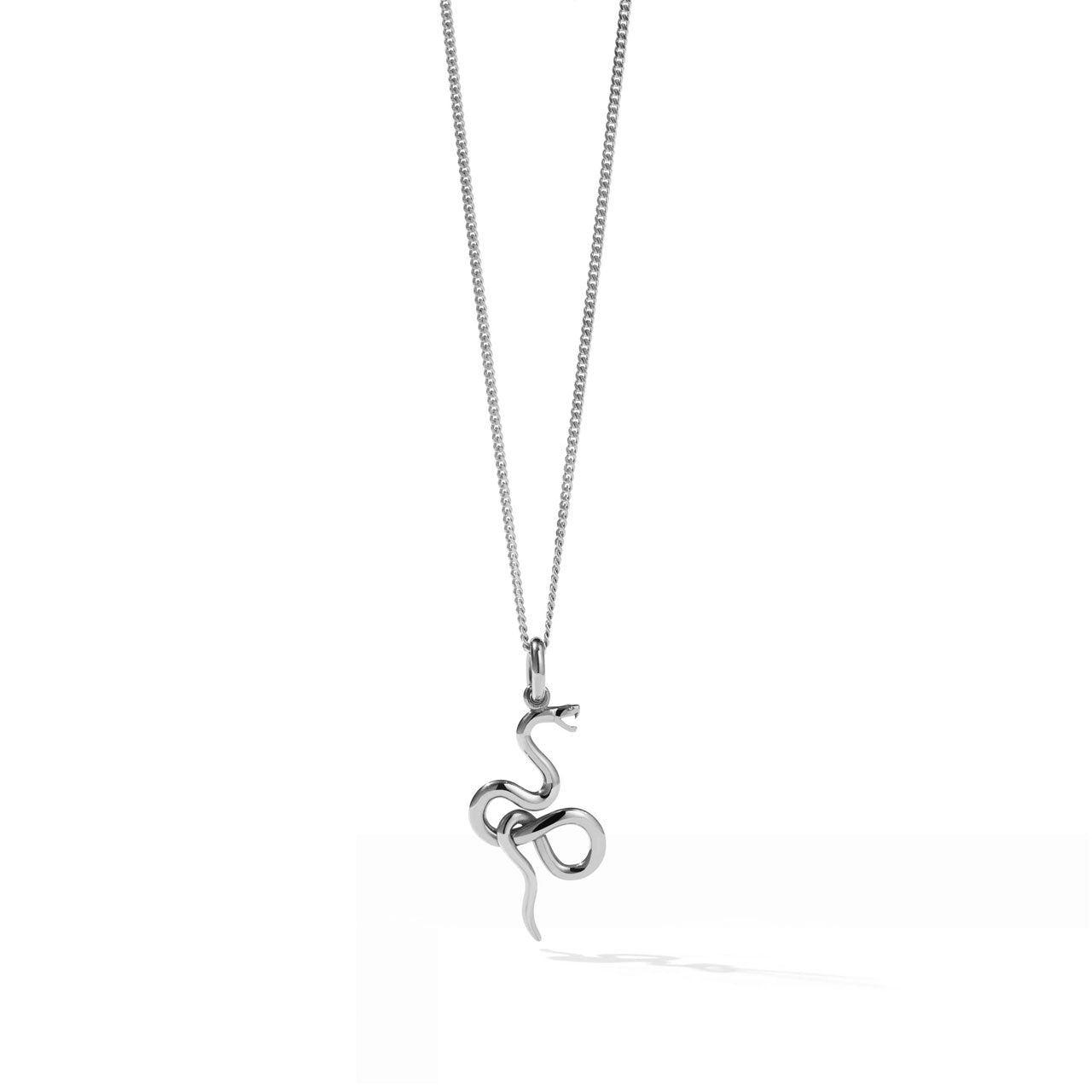 Sterling Silver Medusa Necklace