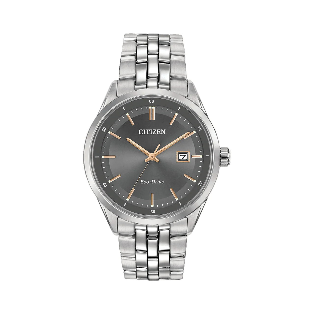 Citizen - BM7251-53H Mens Eco-Drive Steel Dress Watch