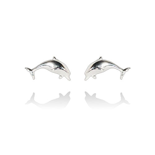 Mini Dolphin Stud Earrings (Friendly)