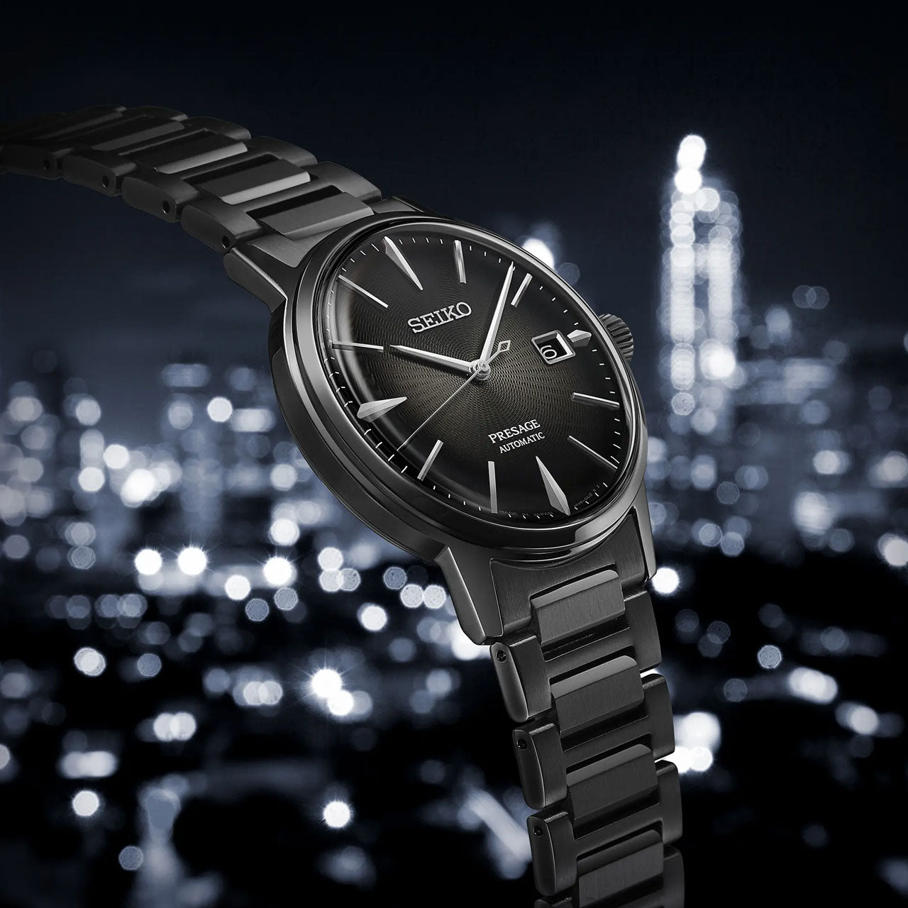 Seiko - SRPJ15J1 Presage Cocktail Time ‘The Black Velvet’ Automatic Watch