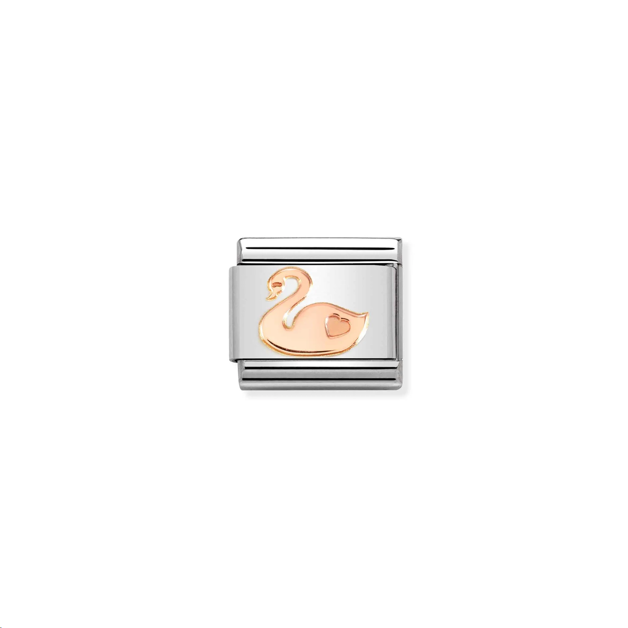 Composable Classic Link 430104/55 Swan In 9K Rose Gold