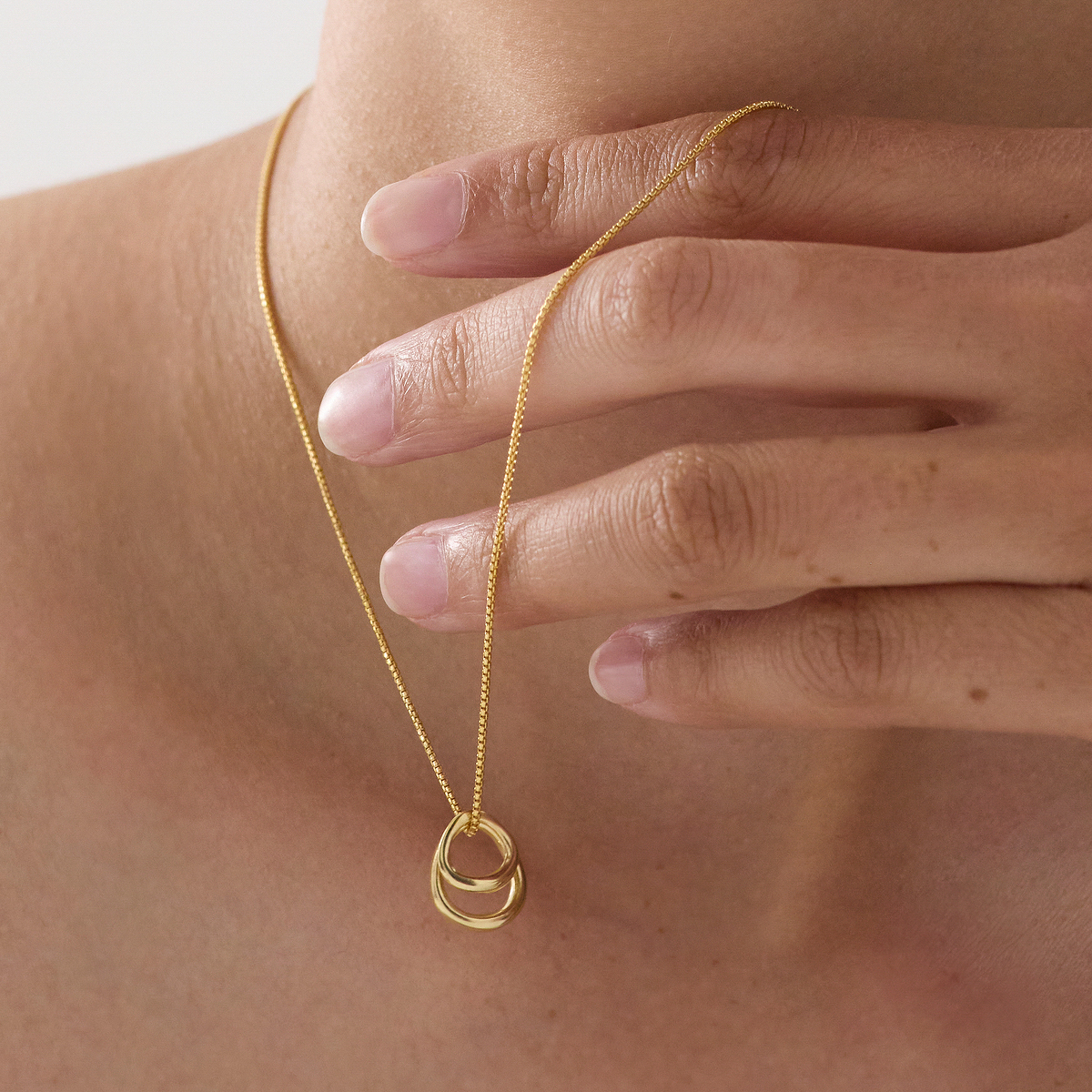 Rivière Necklace - Gold Plated