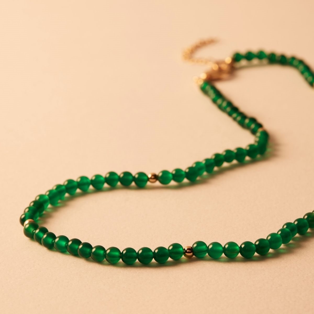 Botanist Green Onyx Necklace