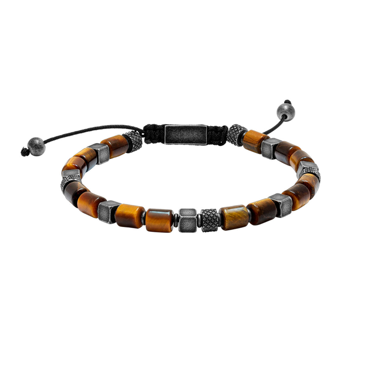 Rochet - Mens Stainless Steel Beaded Bracelet