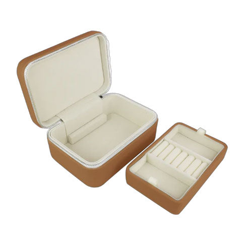 Tan Classic Jewellery Box