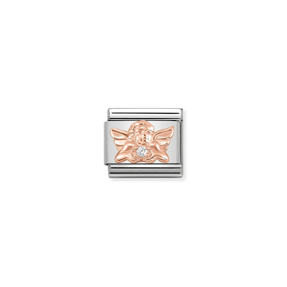 Composable Classic Link 430302/17 Angel Of Family 9K Rose Gold & CZ
