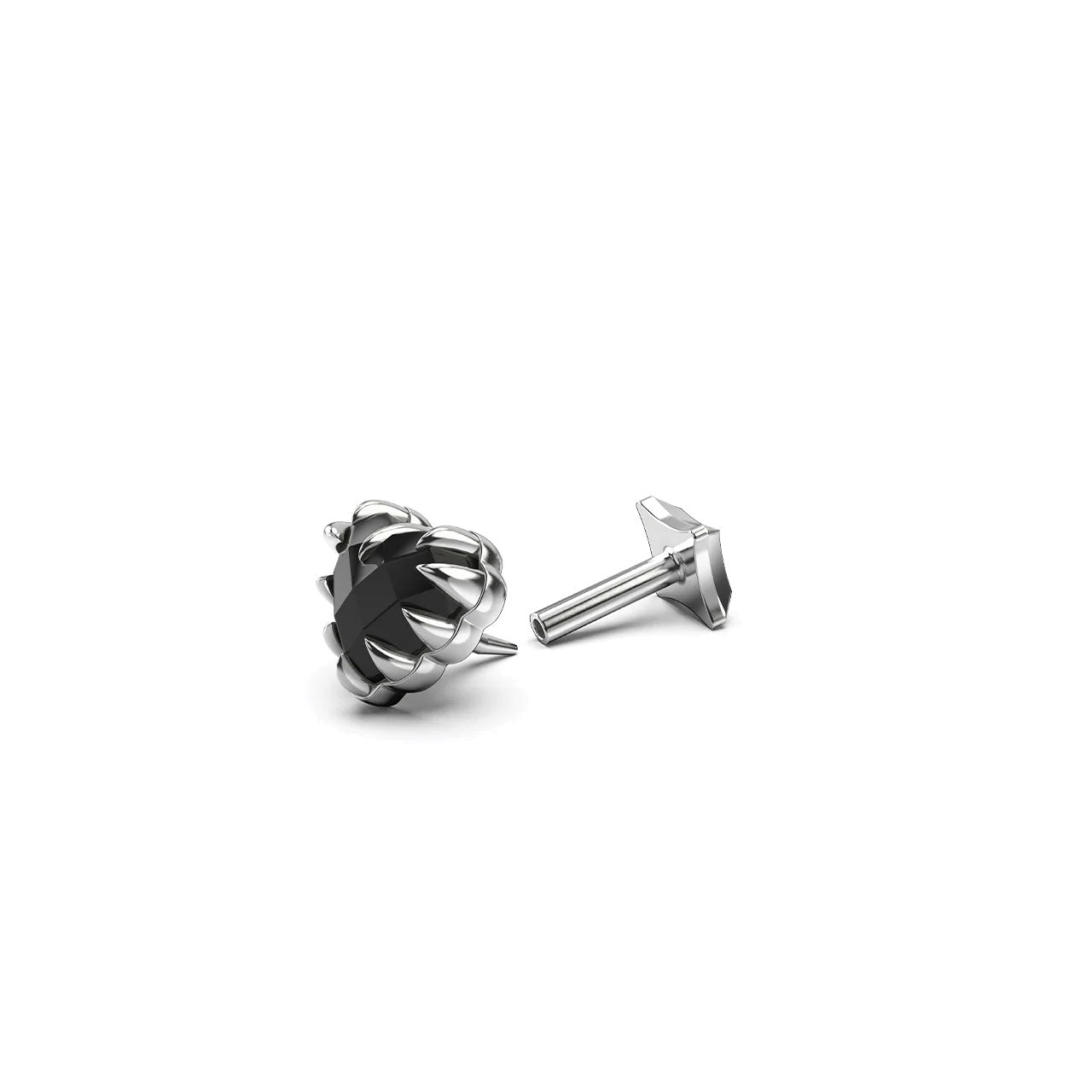 Love Claw Flat Back Single Earring