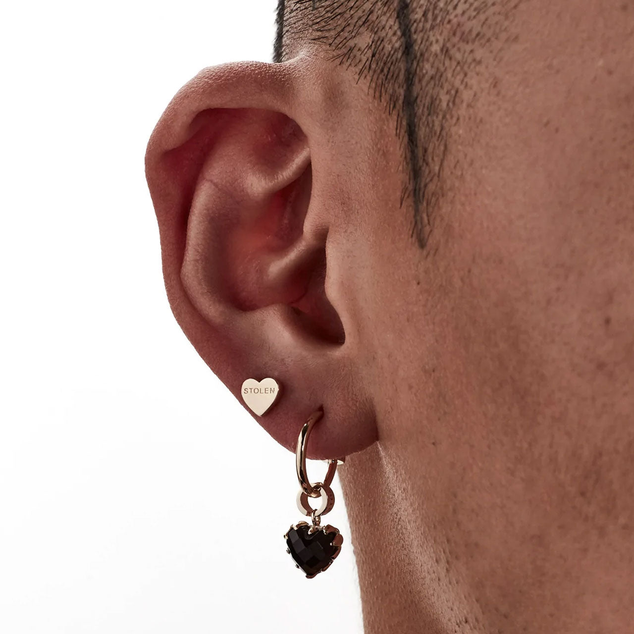 Stolen Heart Earrings - Gold Plated