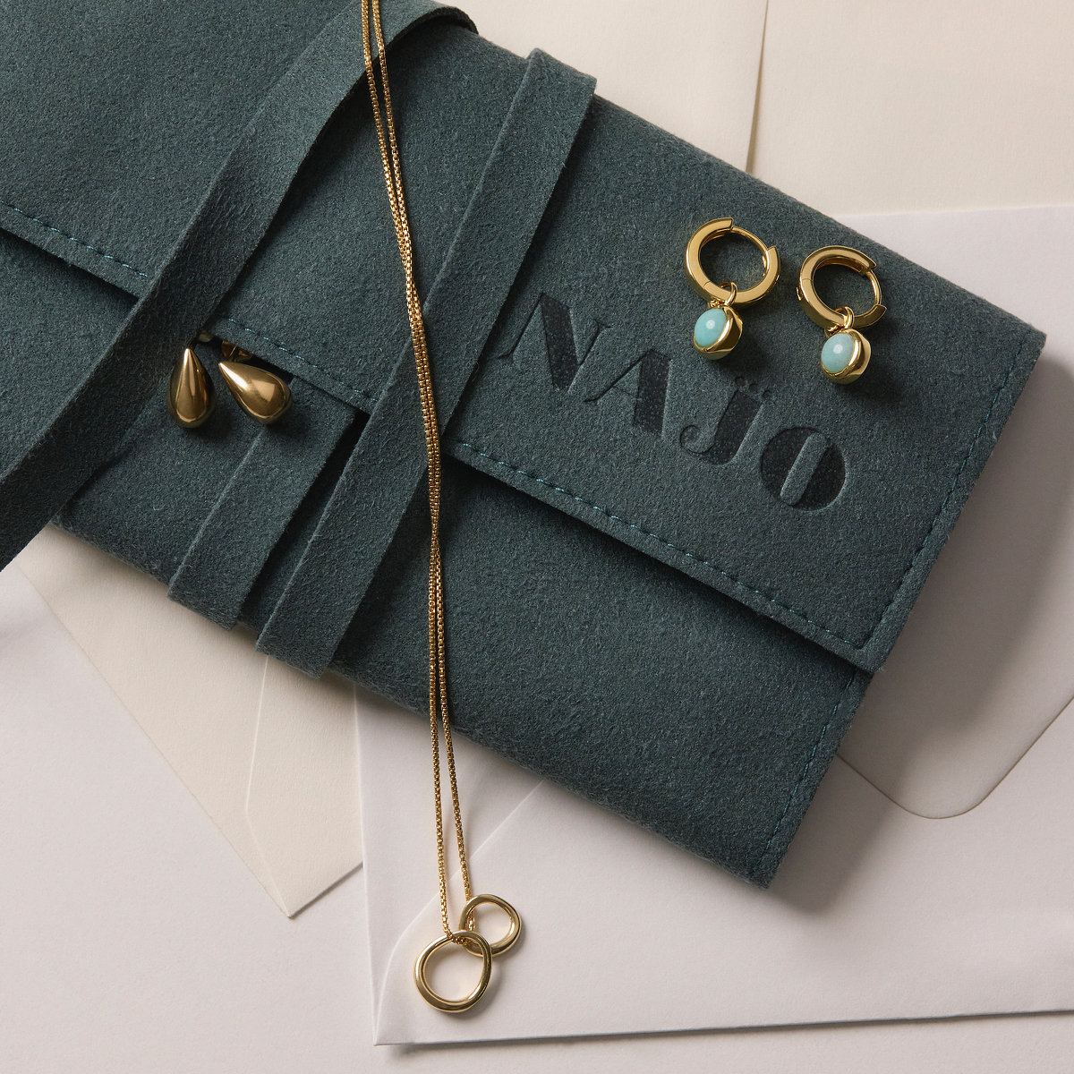 Liora Stud Earring - Gold Plated