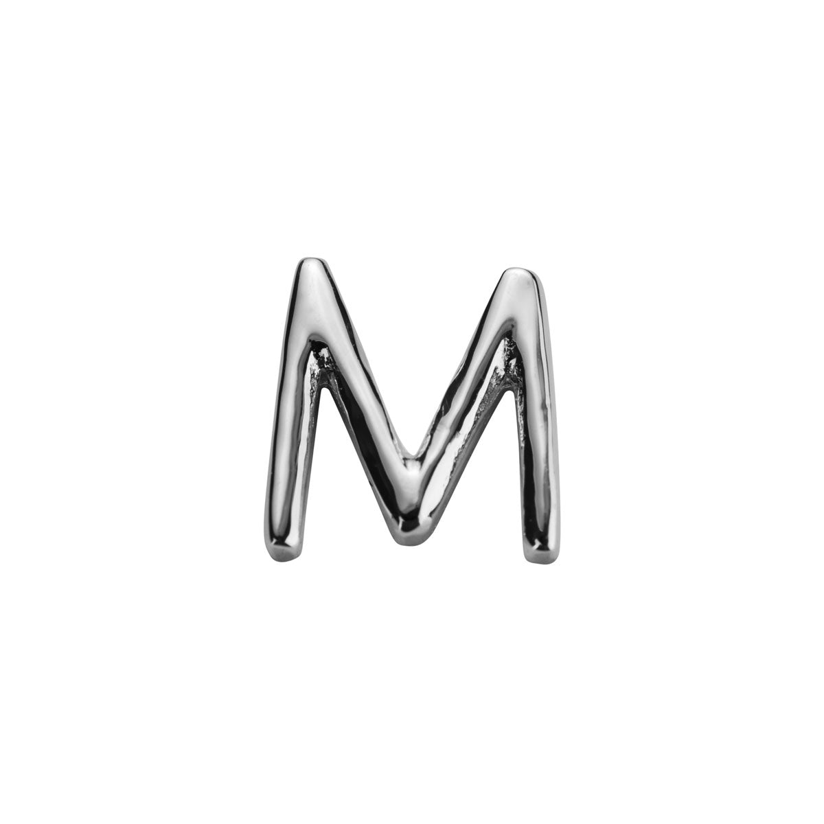 Silver Letter M / W