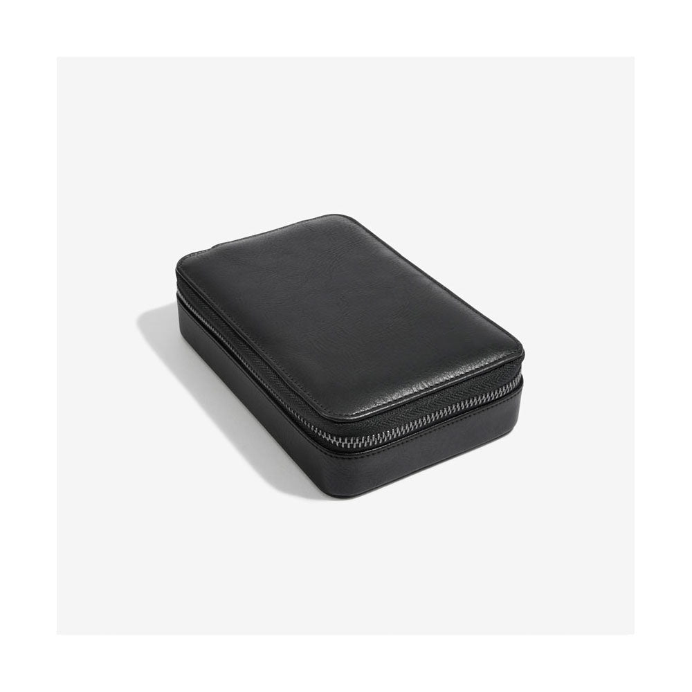 Mens Zipped Watch & Cufflink Travel Case