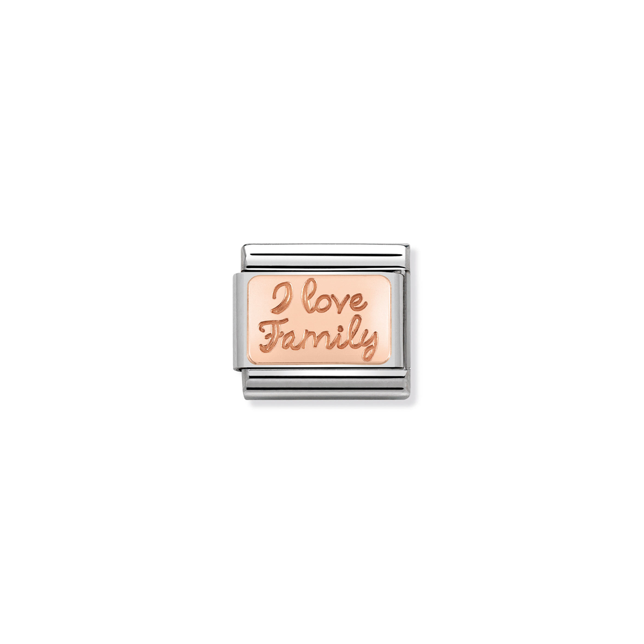 Composable Classic Link 430101/41 Rose Gold Link I Love Family