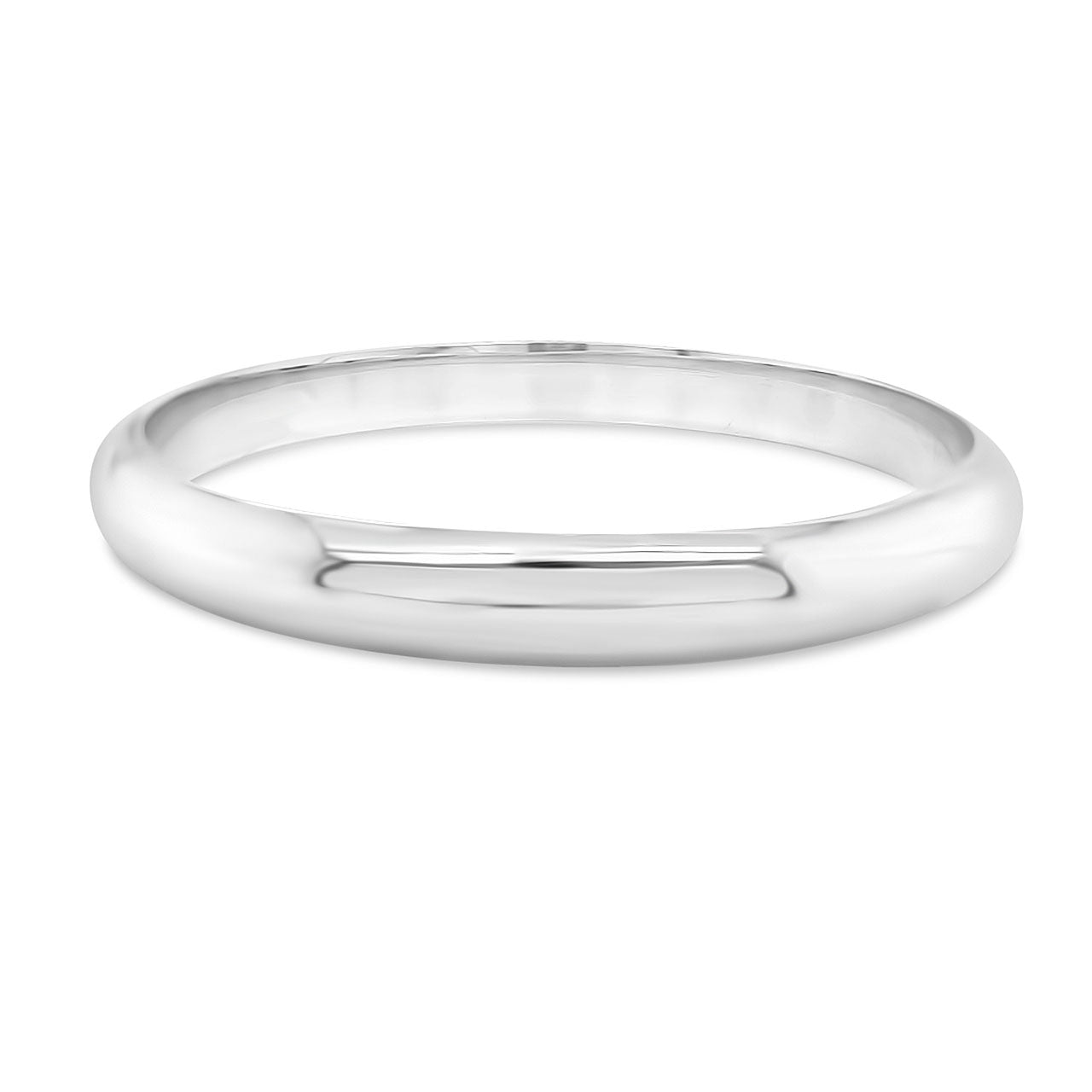 Sterling Silver 5mm Round 7" 1/2 Bangle