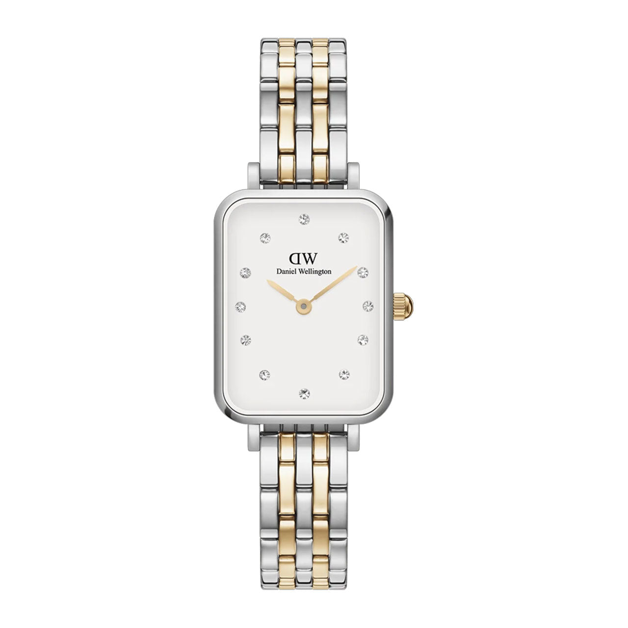 Quadro Lumine 5-link Two-Tone Watch