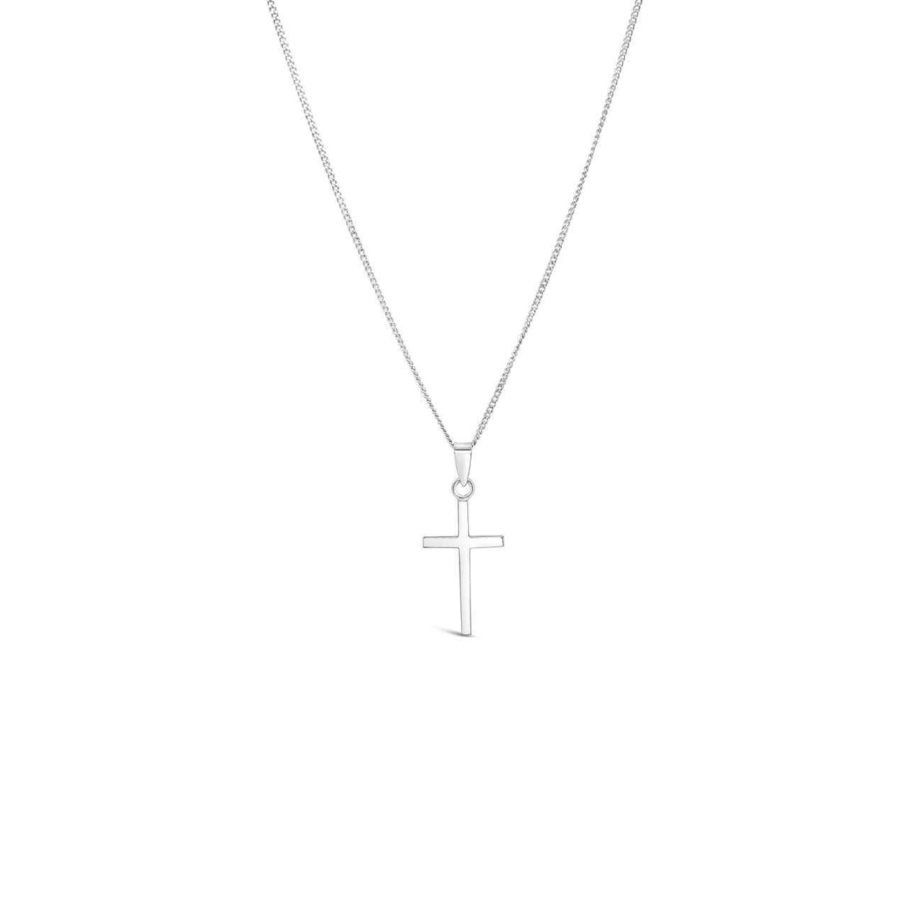 Sterling Silver Narrow Cross Pendant