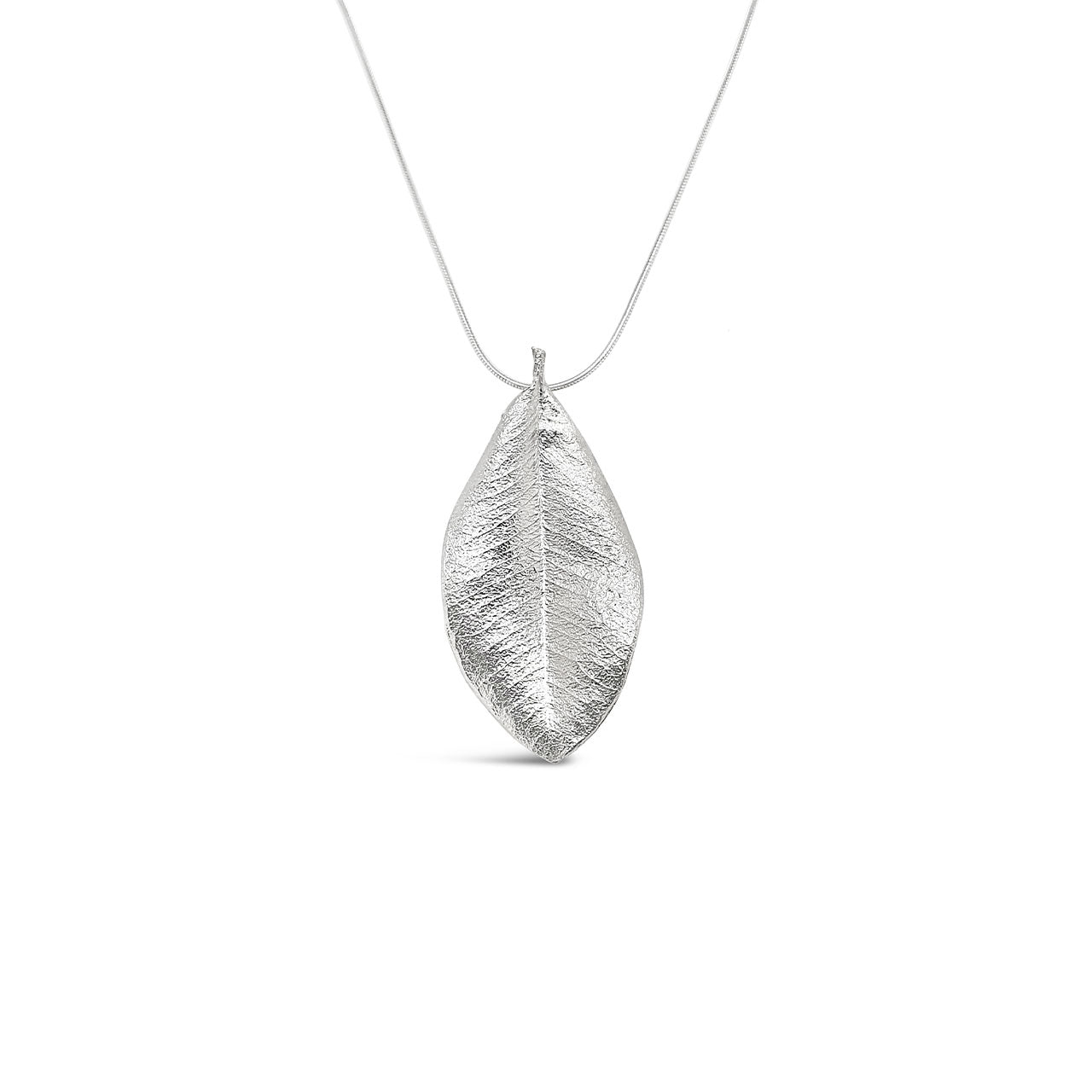 Sterling Silver Pohutukawa Leaf Pendant