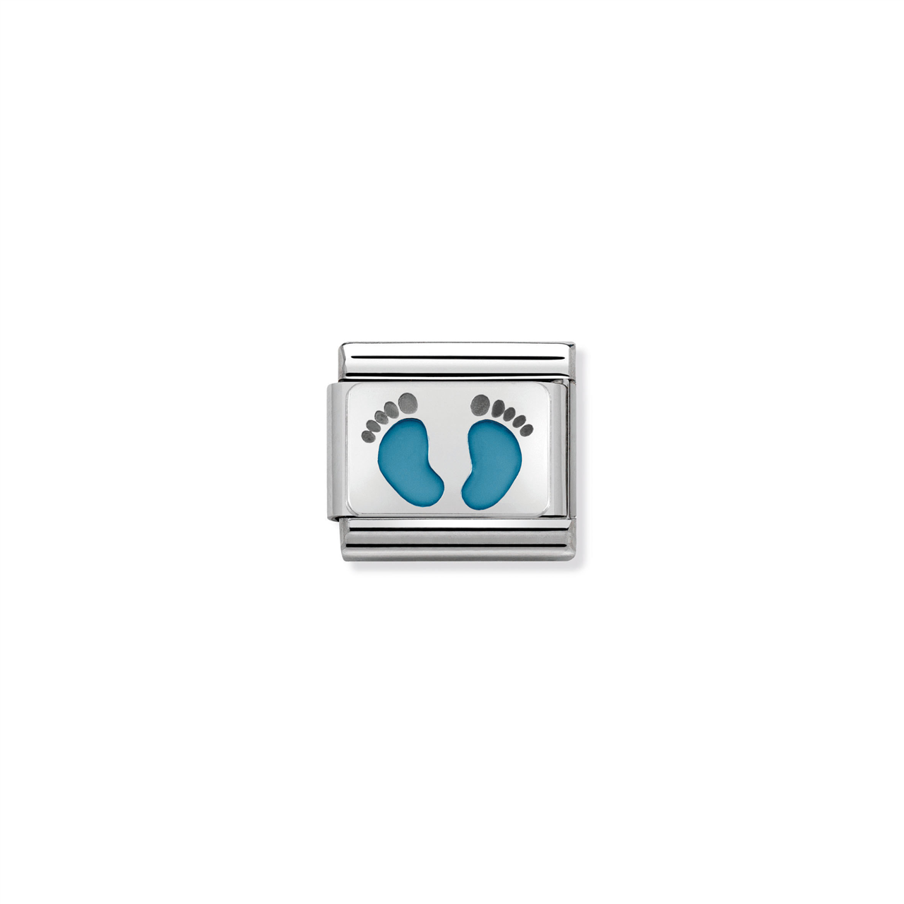 Composable Classic Link 330208/15 Light Blue Footprints
