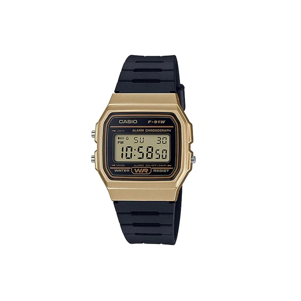Casio Gold Digital Watch - F91WM-9A