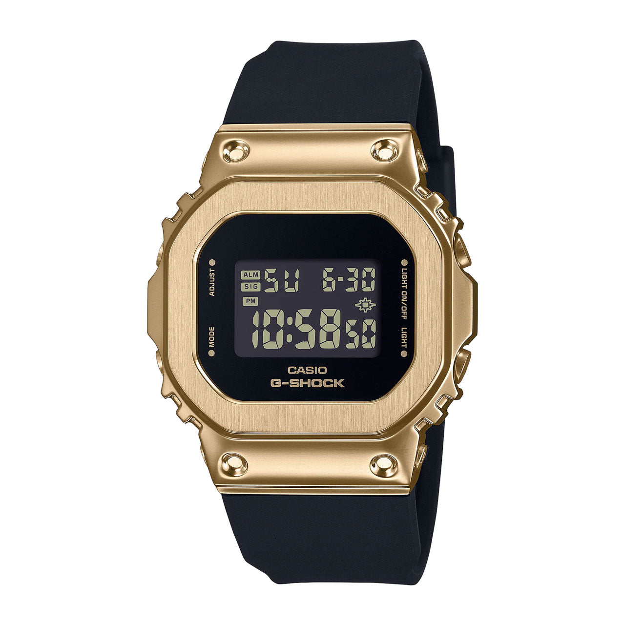 G-Shock - 5600 Series Woman Digital Slim Gold Watch - GMS5600UGB-1D