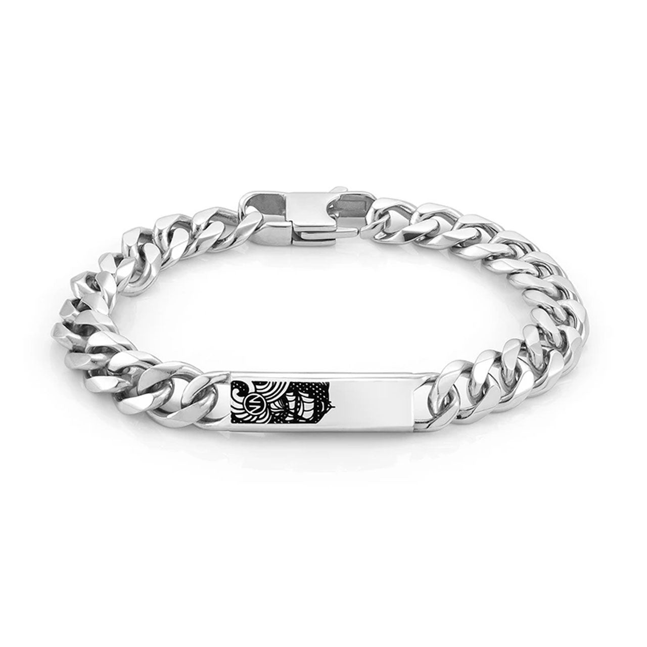 Instinct Men's Bracelet 027910/030 Stainless Steel Ship At Sea