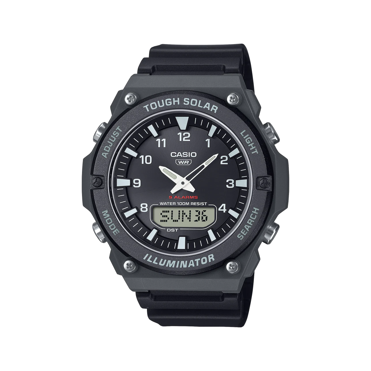 Casio Solar Powered Duo Sports Watch - AQS820W-1A