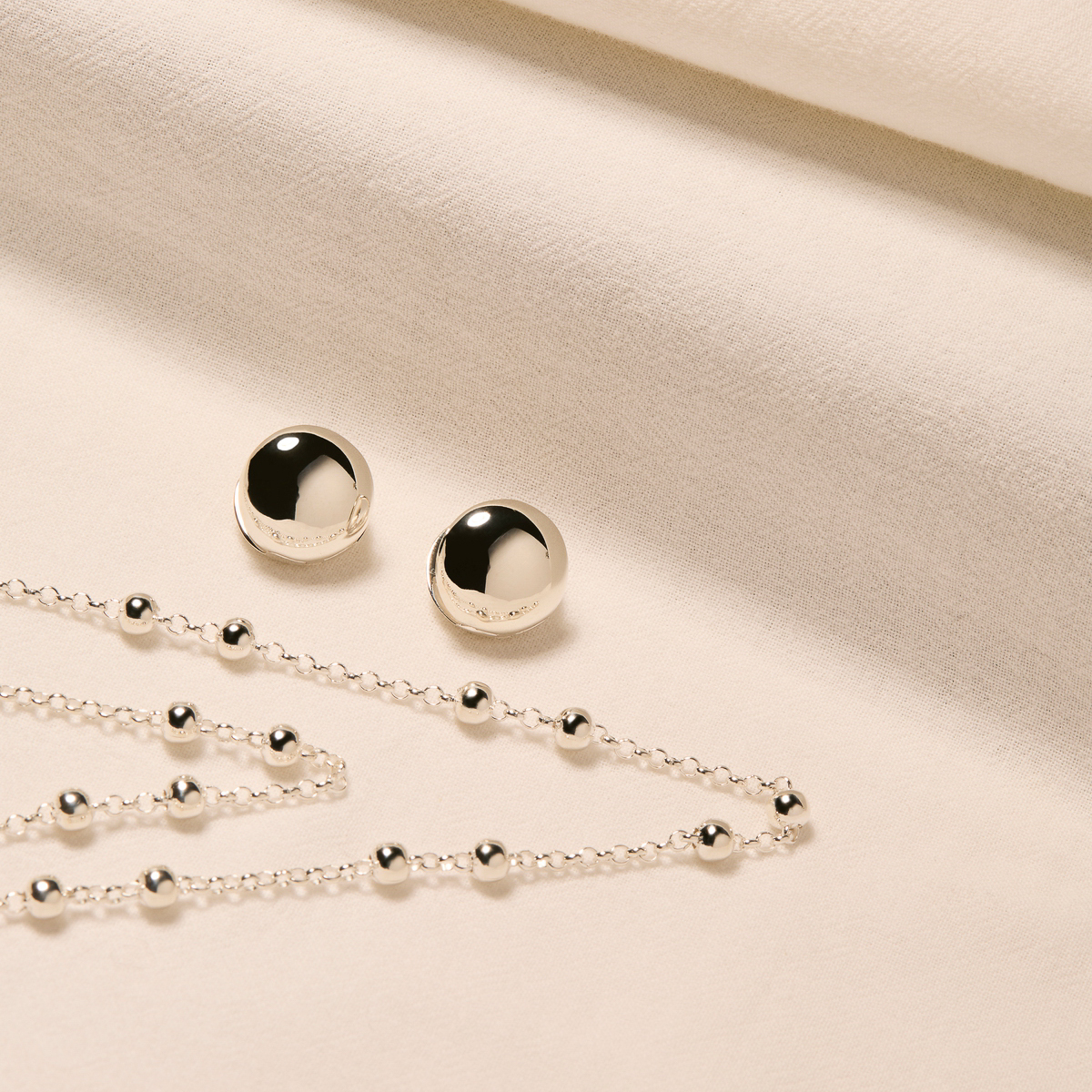 Mattina Silver Necklace (60cm)