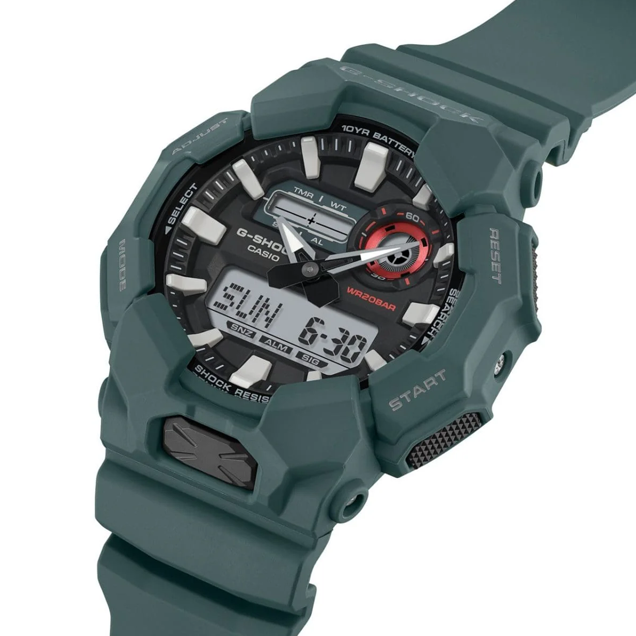 G-Shock GD-100 Series Rugged Duo Green Watch - GA010-2A