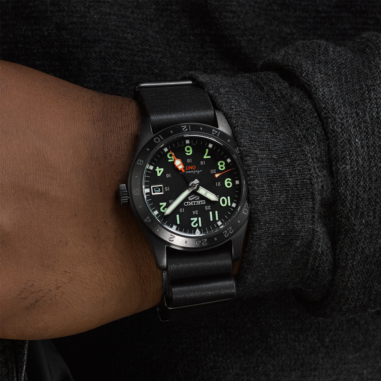 Seiko - SSK025K Seiko 5 Sports ‘Field’ ‘Deception’ Mechanical GMT Watch