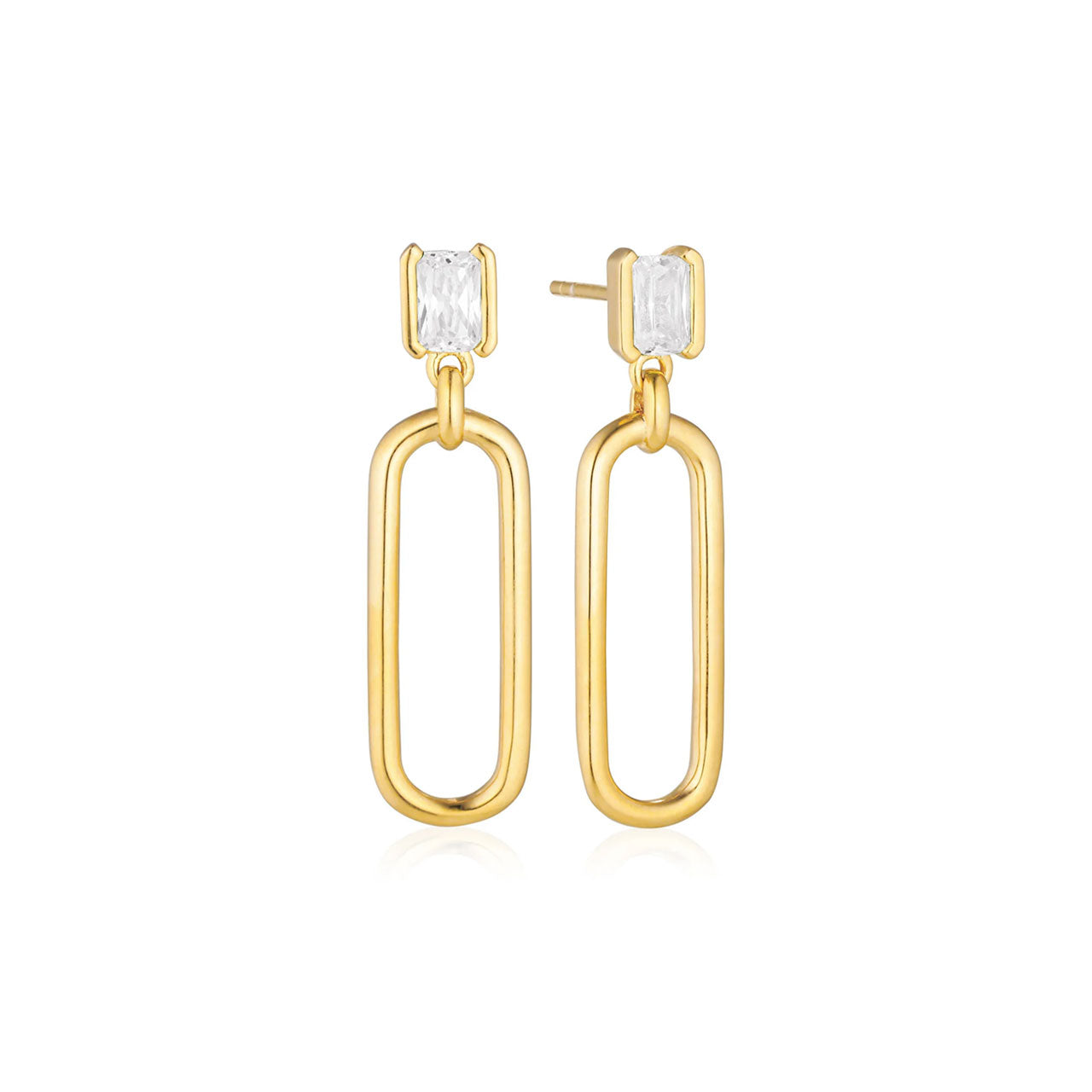 Roccanova Lungo Earrings - Gold Plated